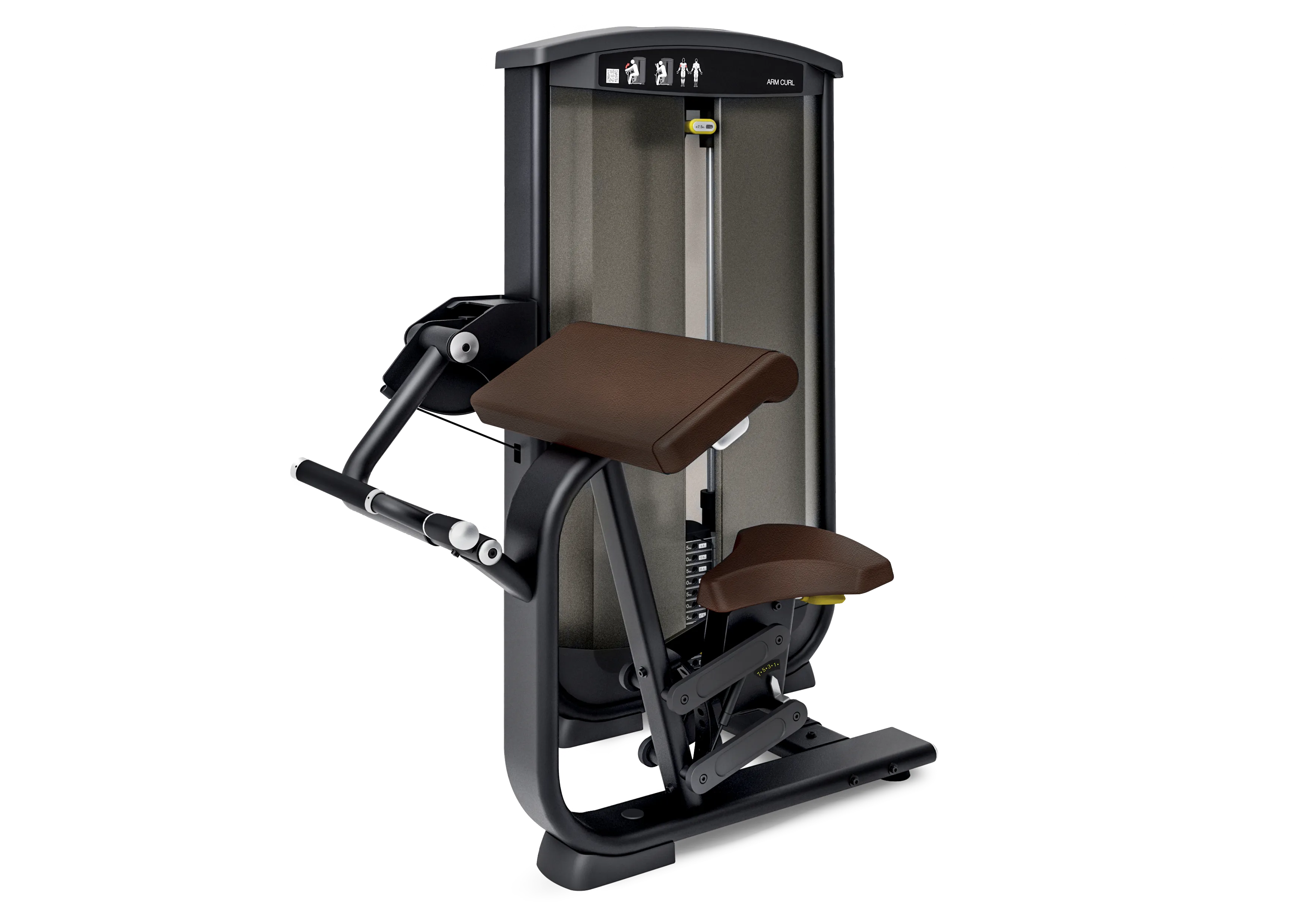 Brug Intenza Ease Line Biceps/Arm Curl (vægtstak: 68 kg) til en forbedret oplevelse